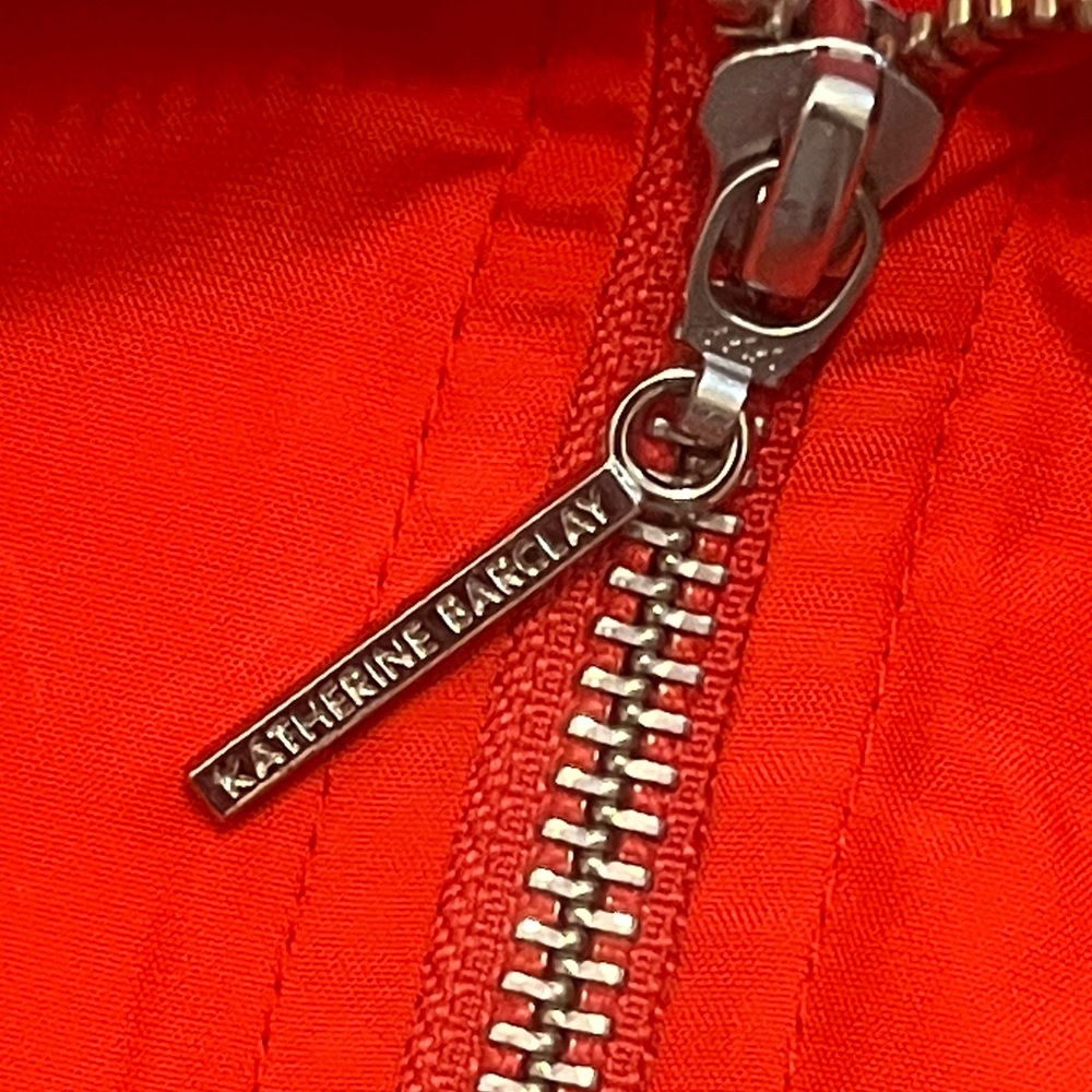 Katherine Barclay Vivid Orange Zip Jacket - Picture 4 of 9